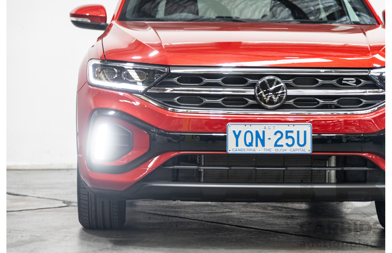 02/2023 Volkswagen T-Roc 140TSI R-Line (AWD) D1 MY23 Update 4D Wagon Kings Red Turbo 2.0L