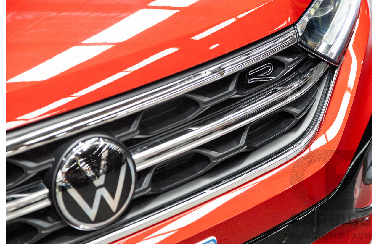 02/2023 Volkswagen T-Roc 140TSI R-Line (AWD) D1 MY23 Update 4D Wagon Kings Red Turbo 2.0L