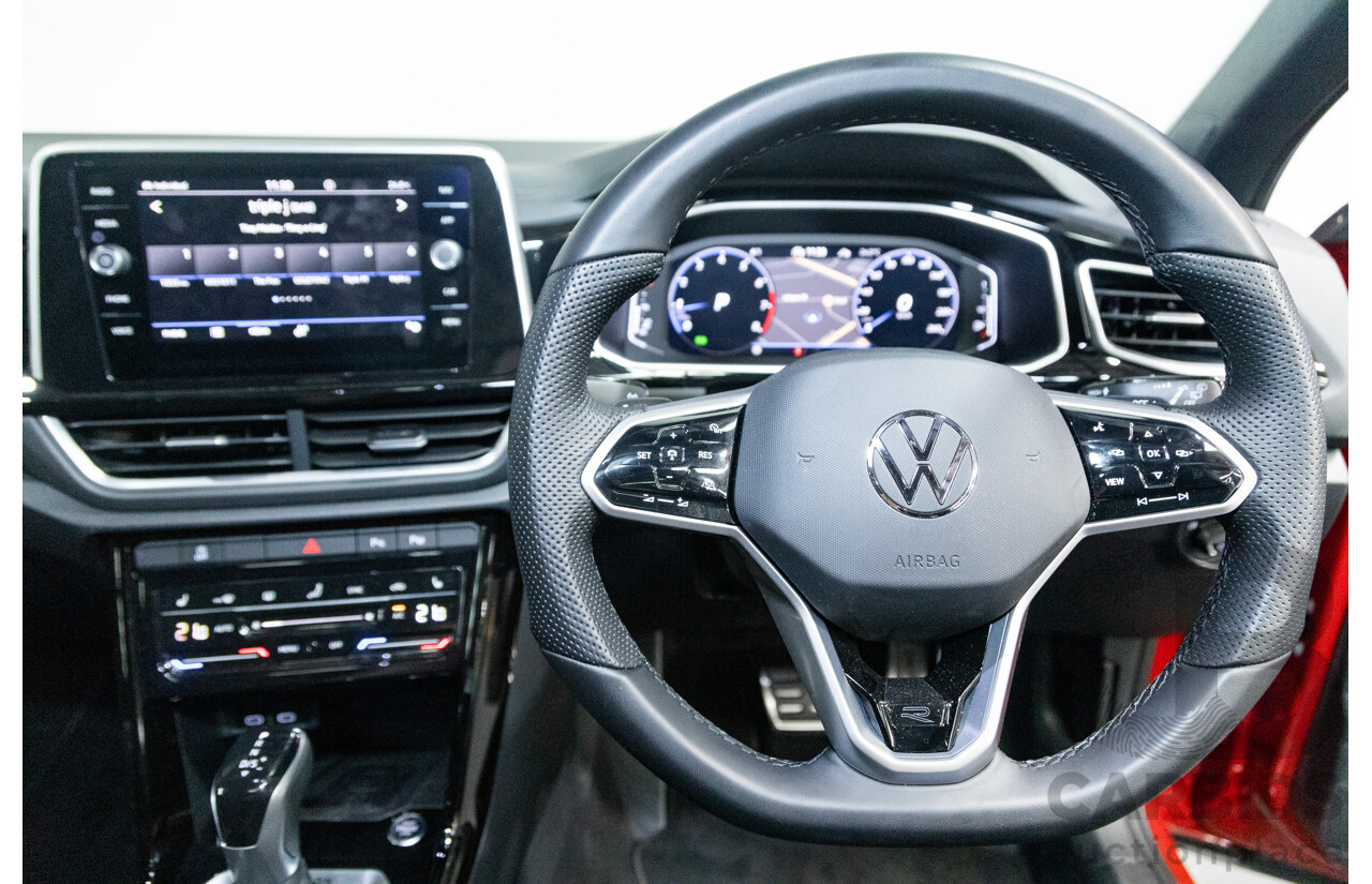 02/2023 Volkswagen T-Roc 140TSI R-Line (AWD) D1 MY23 Update 4D Wagon Kings Red Turbo 2.0L