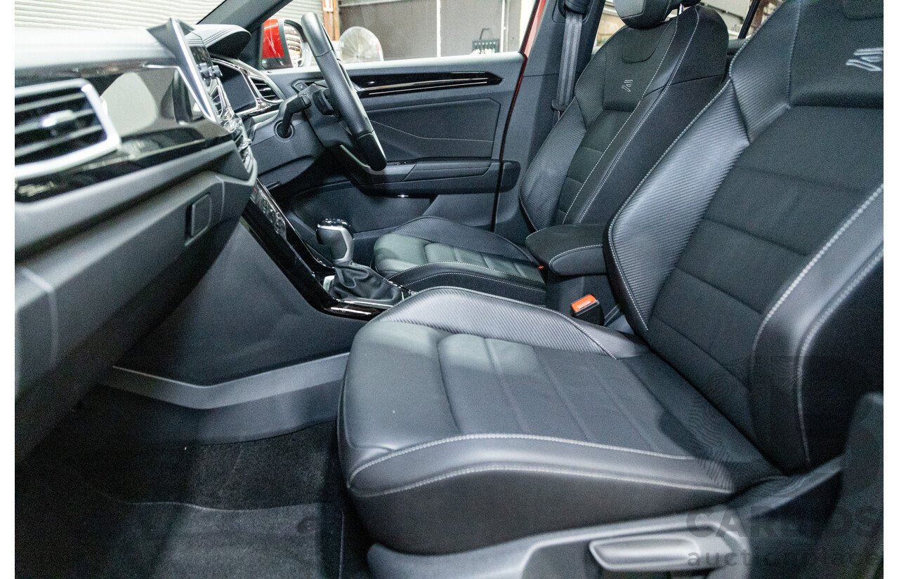 02/2023 Volkswagen T-Roc 140TSI R-Line (AWD) D1 MY23 Update 4D Wagon Kings Red Turbo 2.0L