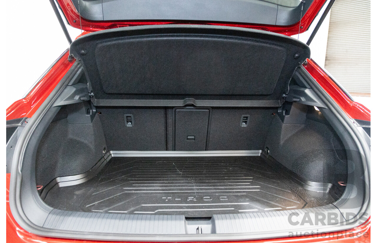 02/2023 Volkswagen T-Roc 140TSI R-Line (AWD) D1 MY23 Update 4D Wagon Kings Red Turbo 2.0L