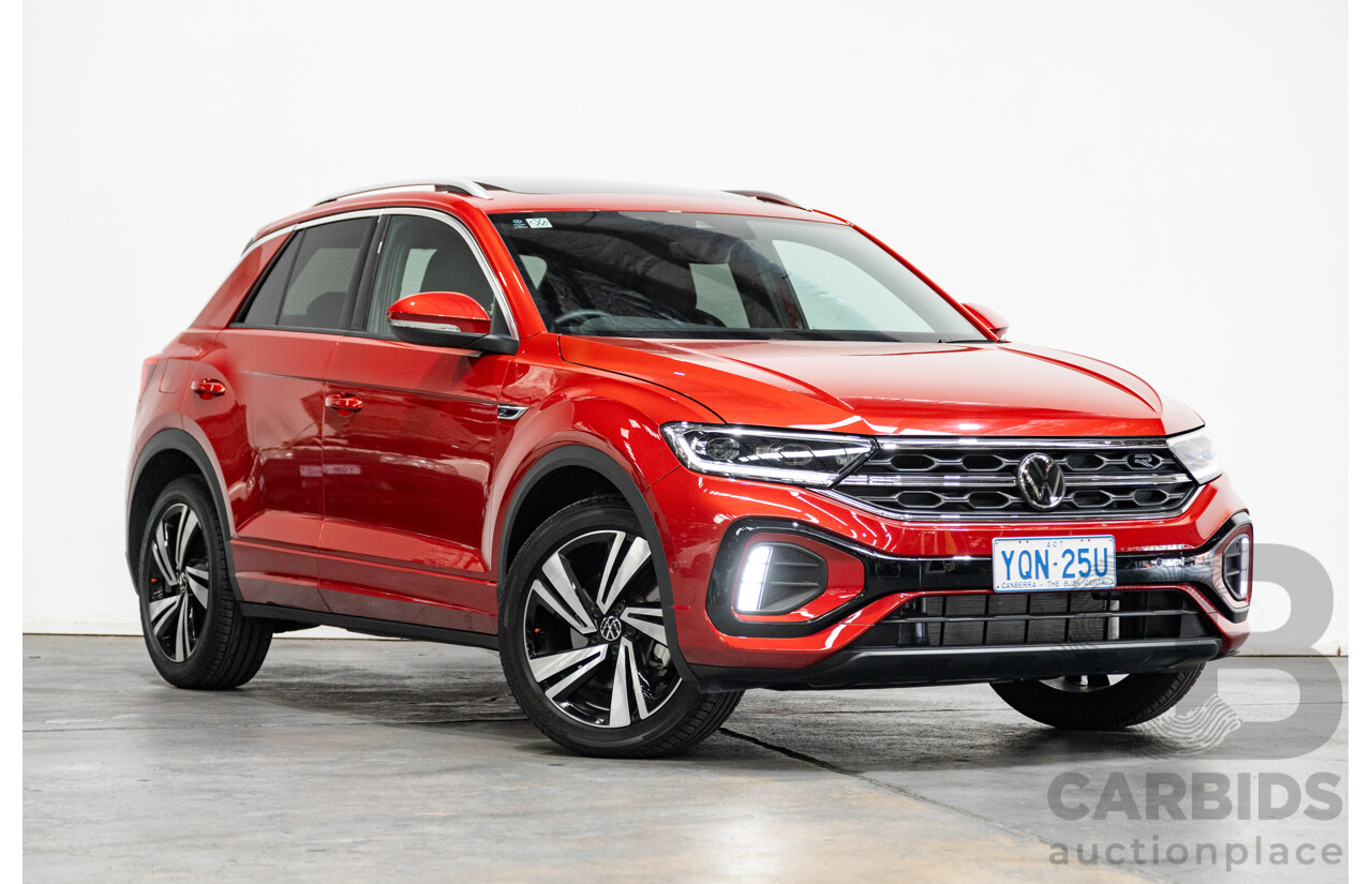 02/2023 Volkswagen T-Roc 140TSI R-Line (AWD) D1 MY23 Update 4D Wagon Kings Red Turbo 2.0L