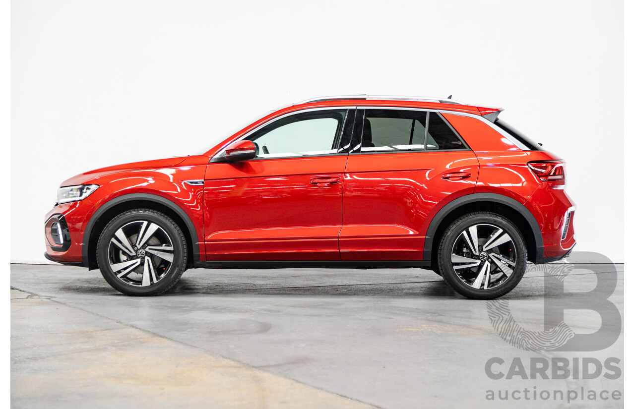 02/2023 Volkswagen T-Roc 140TSI R-Line (AWD) D1 MY23 Update 4D Wagon Kings Red Turbo 2.0L