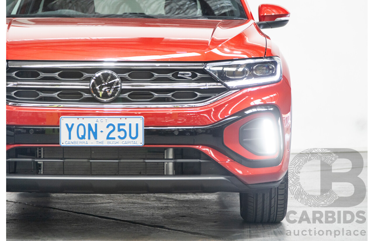 02/2023 Volkswagen T-Roc 140TSI R-Line (AWD) D1 MY23 Update 4D Wagon Kings Red Turbo 2.0L