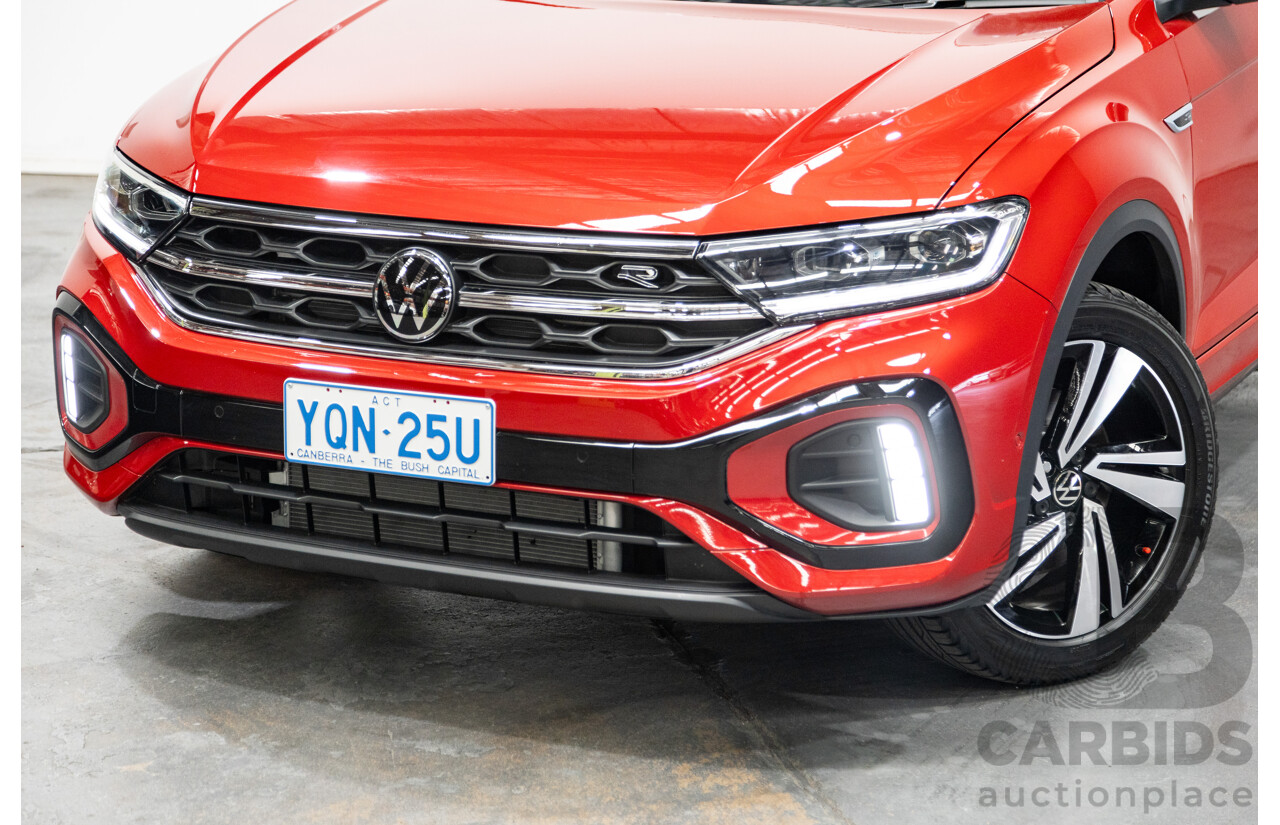 02/2023 Volkswagen T-Roc 140TSI R-Line (AWD) D1 MY23 Update 4D Wagon Kings Red Turbo 2.0L