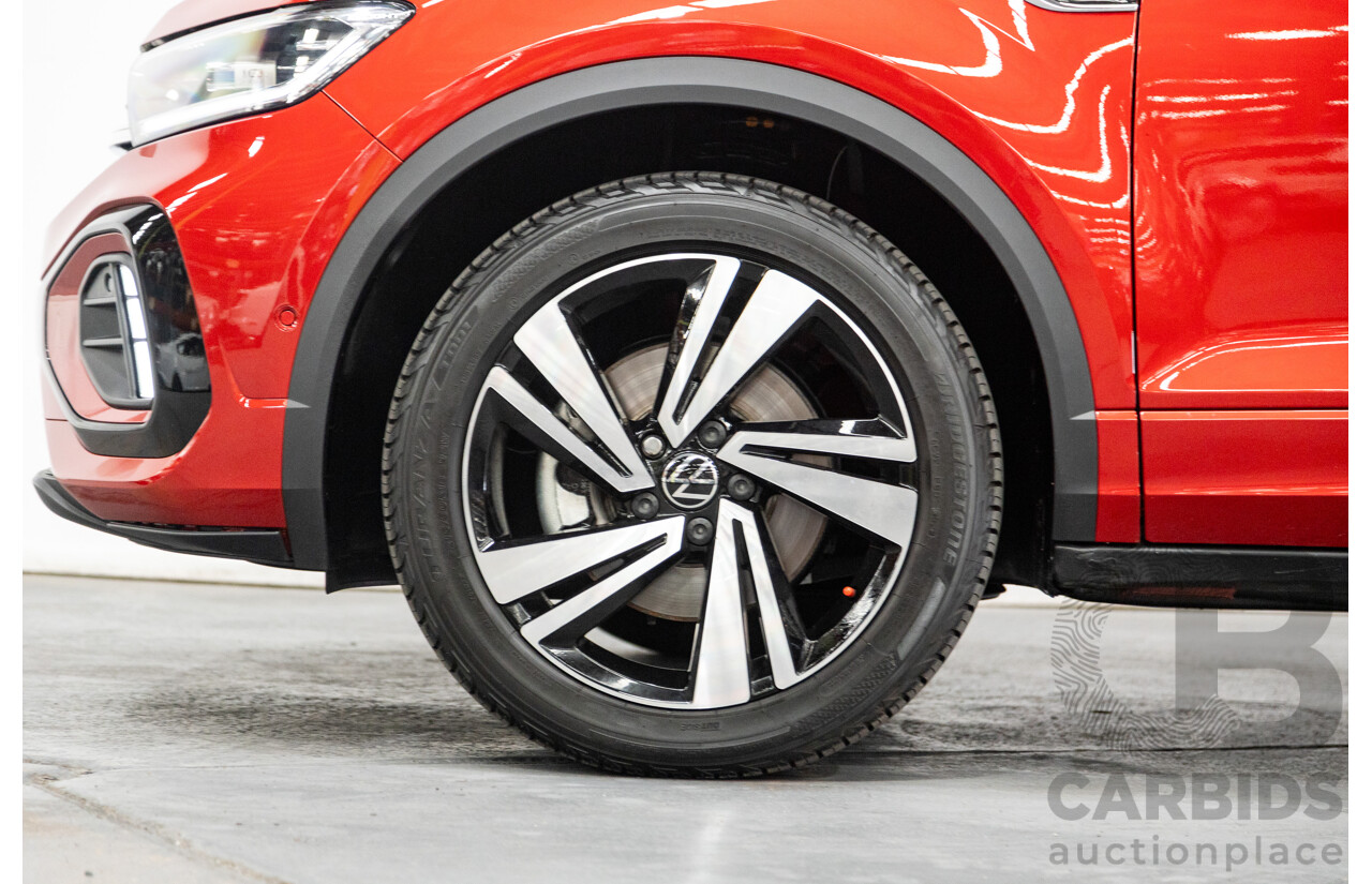 02/2023 Volkswagen T-Roc 140TSI R-Line (AWD) D1 MY23 Update 4D Wagon Kings Red Turbo 2.0L