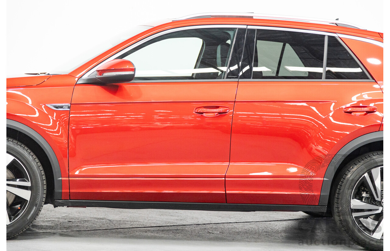 02/2023 Volkswagen T-Roc 140TSI R-Line (AWD) D1 MY23 Update 4D Wagon Kings Red Turbo 2.0L