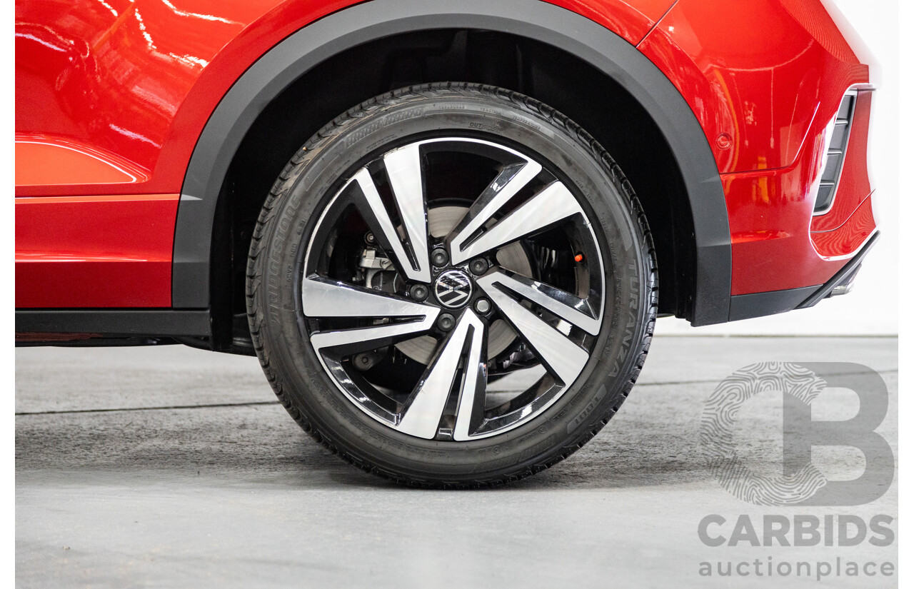 02/2023 Volkswagen T-Roc 140TSI R-Line (AWD) D1 MY23 Update 4D Wagon Kings Red Turbo 2.0L