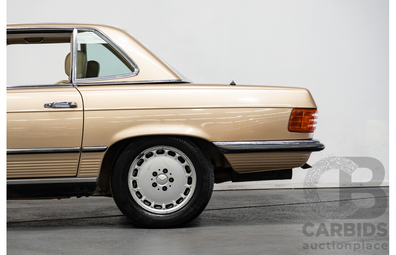 10/1983 Mercedes Benz 380 SL 2d Convertible Champagne Metallic V8 3.8L