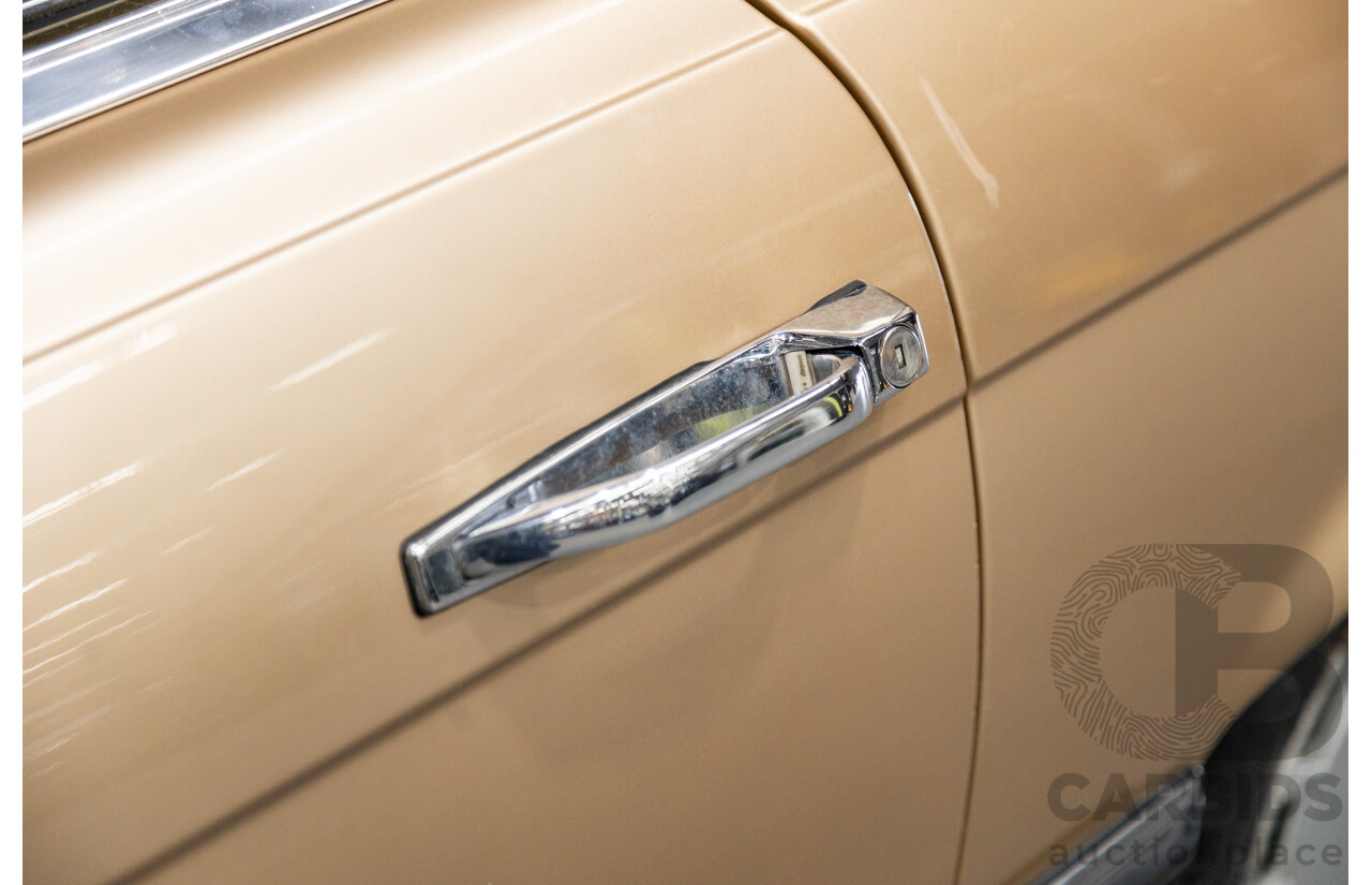 10/1983 Mercedes Benz 380 SL 2d Convertible Champagne Metallic V8 3.8L