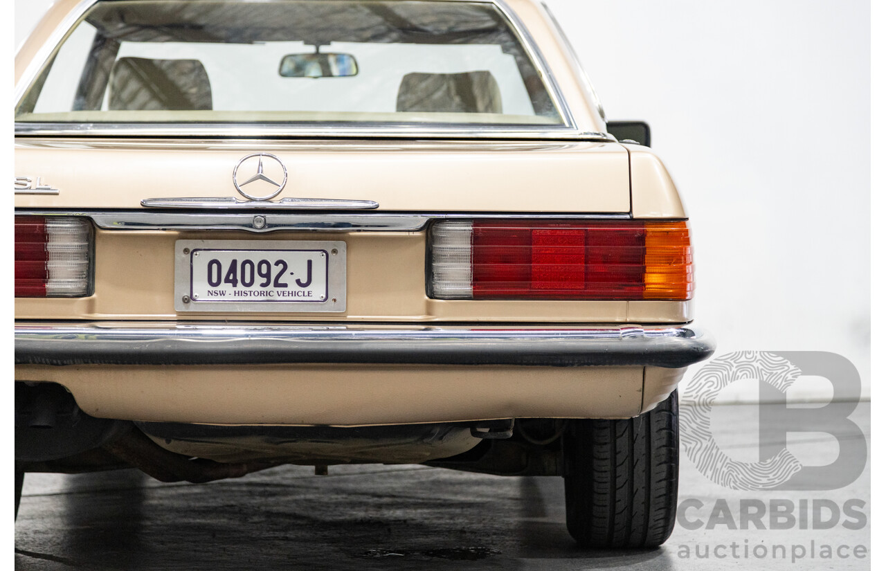 10/1983 Mercedes Benz 380 SL 2d Convertible Champagne Metallic V8 3.8L