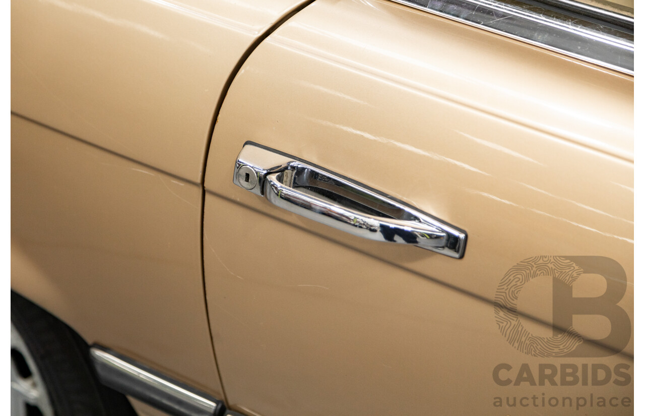 10/1983 Mercedes Benz 380 SL 2d Convertible Champagne Metallic V8 3.8L