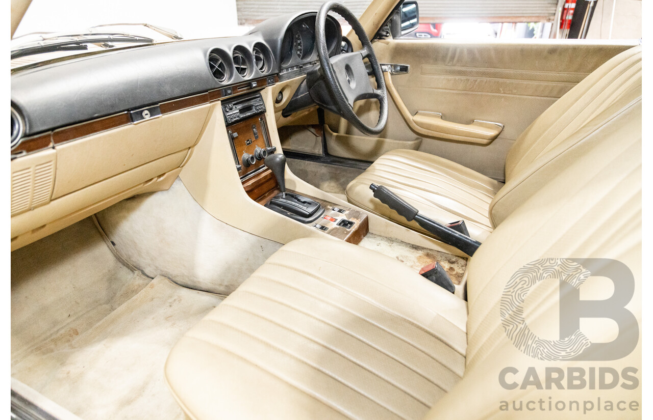 10/1983 Mercedes Benz 380 SL 2d Convertible Champagne Metallic V8 3.8L