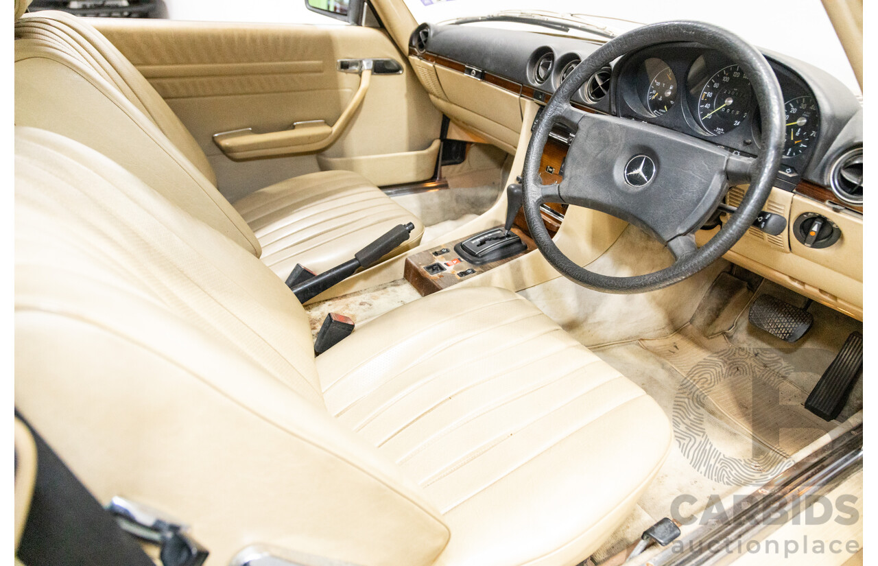 10/1983 Mercedes Benz 380 SL 2d Convertible Champagne Metallic V8 3.8L