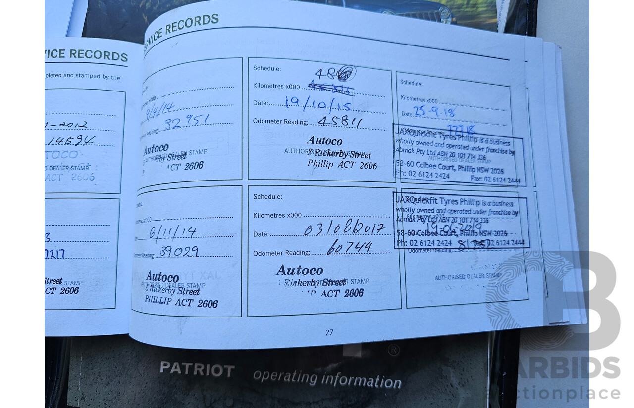 10/2009 Jeep Patriot Sport MK MY09 4d Wagon White 2.4L