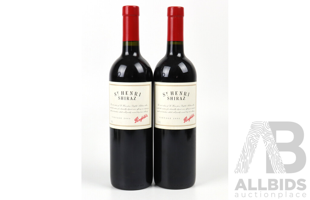 Penfolds St Henri Shiraz Vintage 2004 X 2