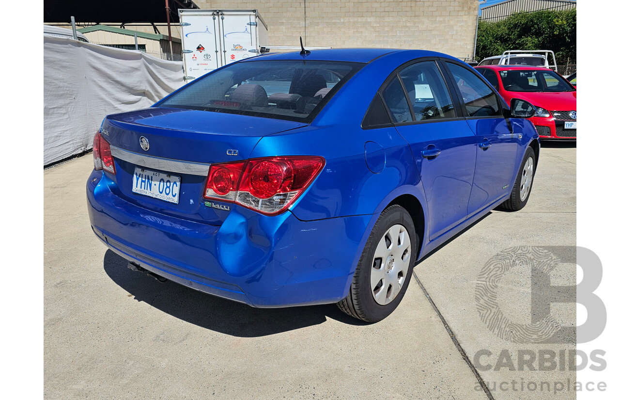 6/2011 Holden Cruze CD JH 4d Sedan Blue 1.4L