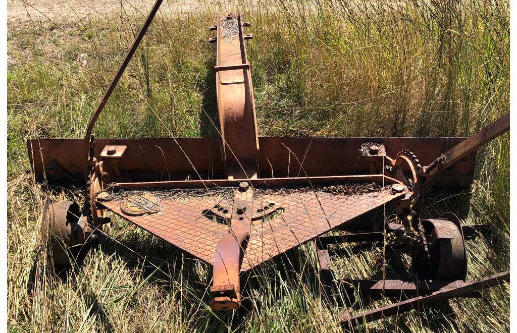 Antique Australian Made Britstand Town Behind Grader