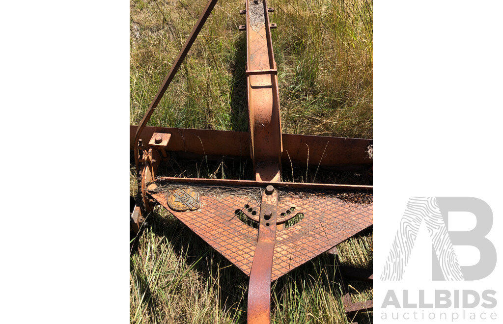Antique Australian Made Britstand Town Behind Grader