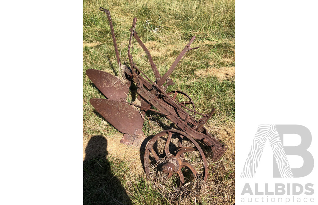 Antique 2 Blade Farm Plough