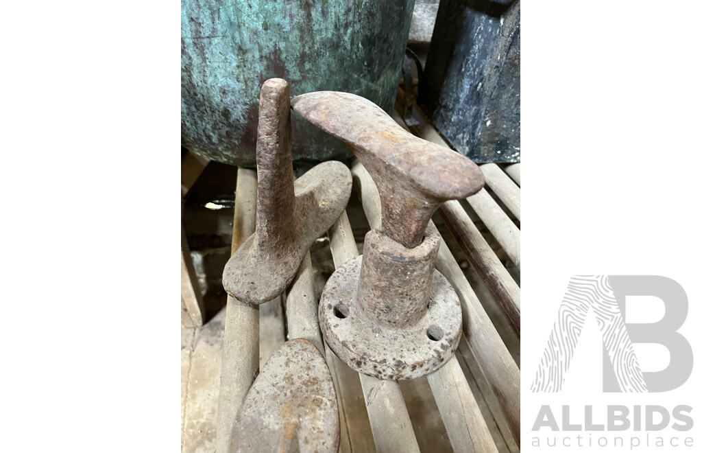 Collection Of Vintage Shoe Lasts, Kettle Wash Copper and More