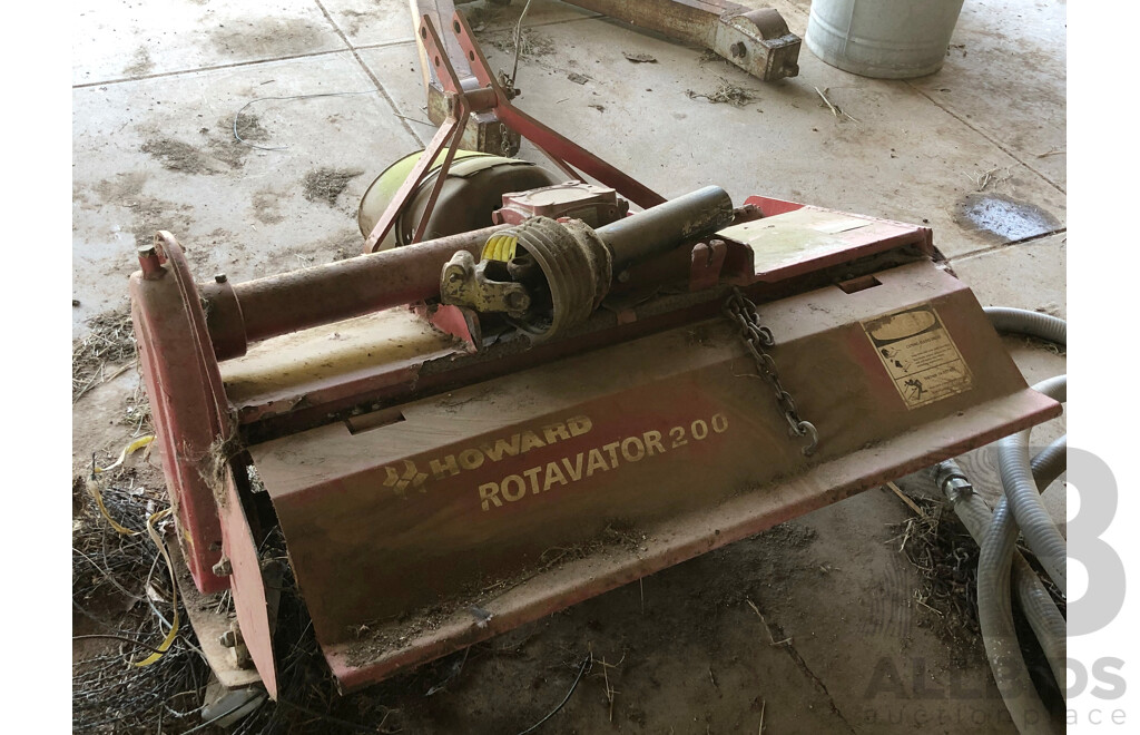 PTO Powerd 04 Howard R200B-105 Rotavator 200