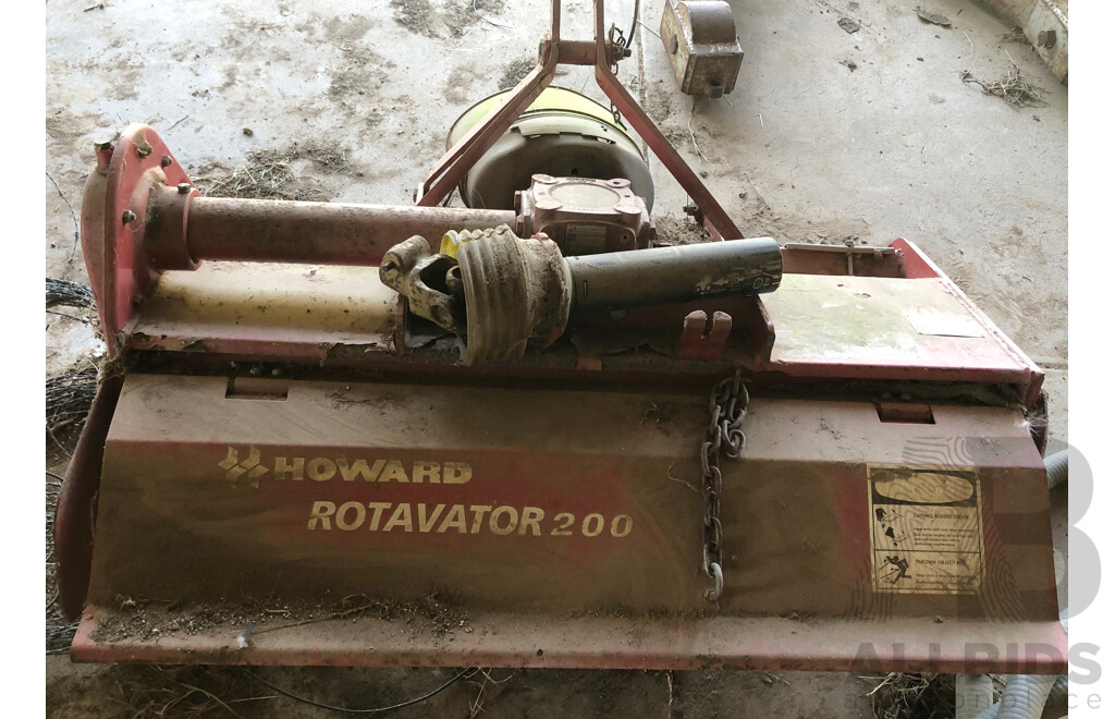 PTO Powerd 04 Howard R200B-105 Rotavator 200