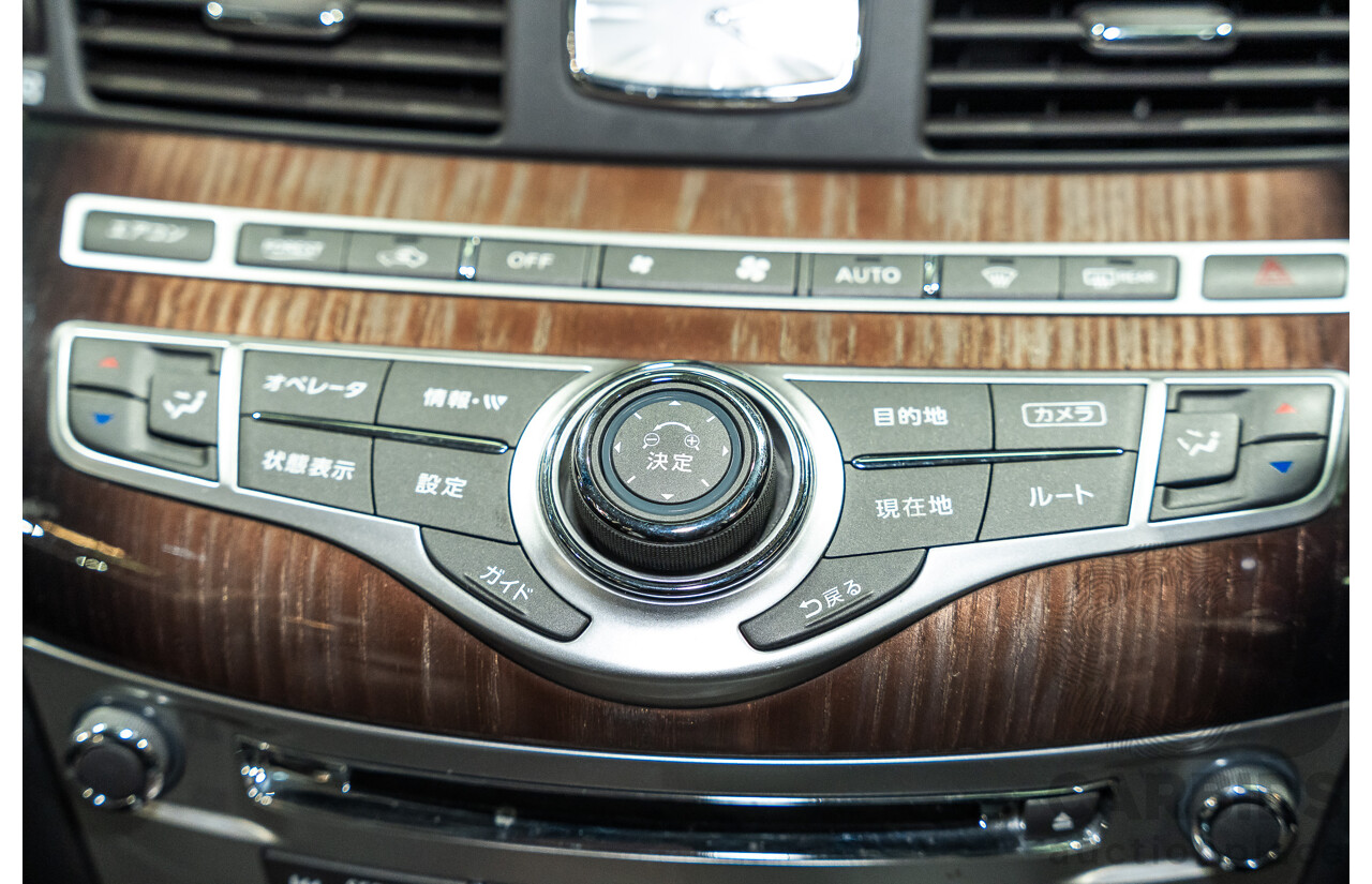 12/2011 Nissan Fuga Hybrid VIP Y51 4d Sedan Pearl White Metallic V6 3.5L - Hybrid (IMPORT)