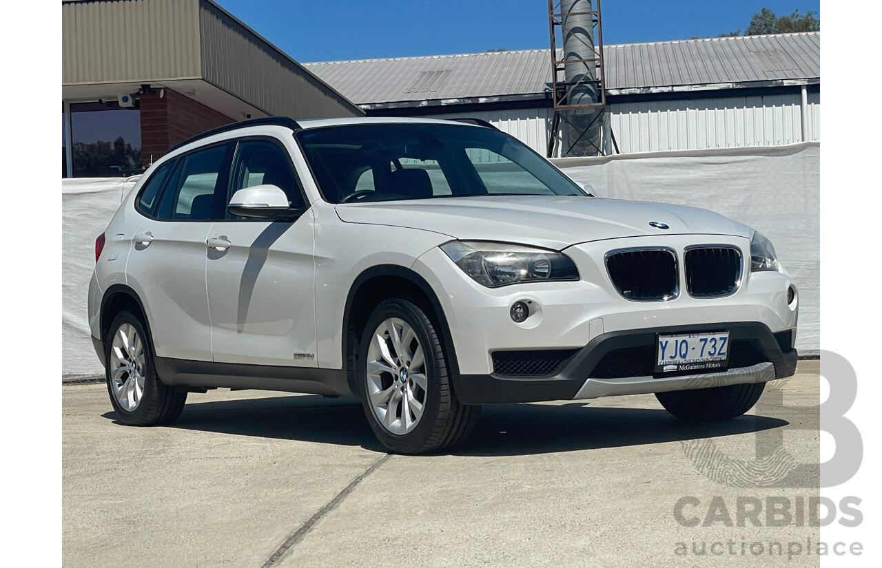 02/13 Bmw X1 sDRIVE 18d RWD E84 MY13 4D Wagon White 2.0L