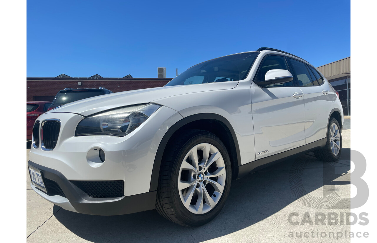 02/13 Bmw X1 sDRIVE 18d RWD E84 MY13 4D Wagon White 2.0L
