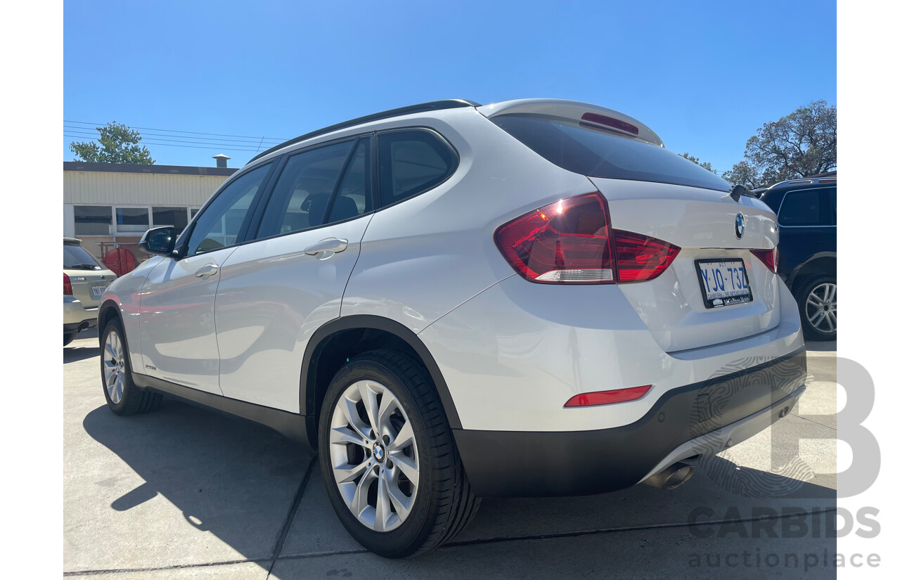 02/13 Bmw X1 sDRIVE 18d RWD E84 MY13 4D Wagon White 2.0L