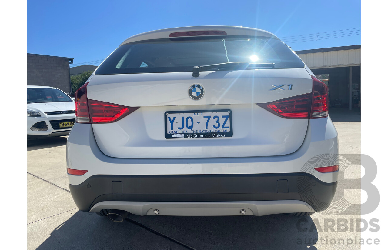 02/13 Bmw X1 sDRIVE 18d RWD E84 MY13 4D Wagon White 2.0L