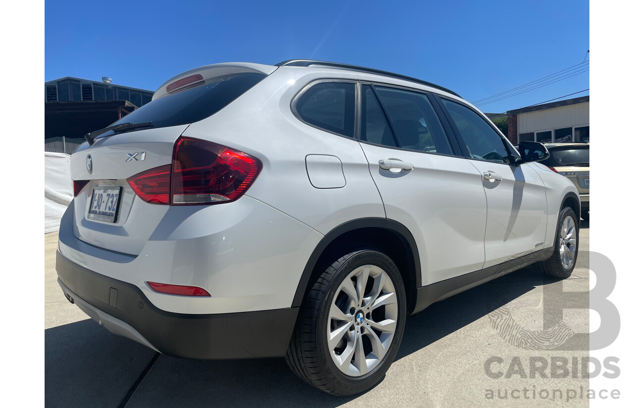 02/13 Bmw X1 sDRIVE 18d RWD E84 MY13 4D Wagon White 2.0L
