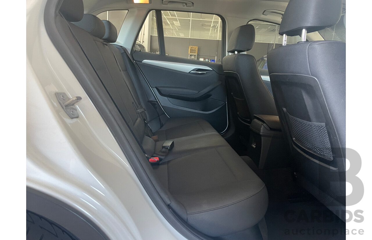 02/13 Bmw X1 sDRIVE 18d RWD E84 MY13 4D Wagon White 2.0L