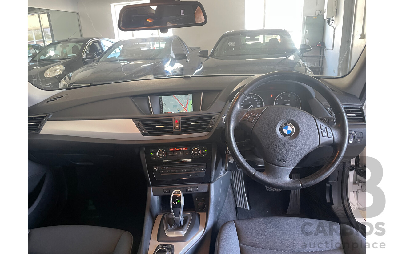 02/13 Bmw X1 sDRIVE 18d RWD E84 MY13 4D Wagon White 2.0L