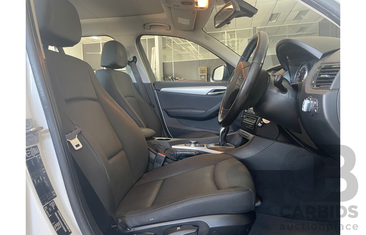 02/13 Bmw X1 sDRIVE 18d RWD E84 MY13 4D Wagon White 2.0L