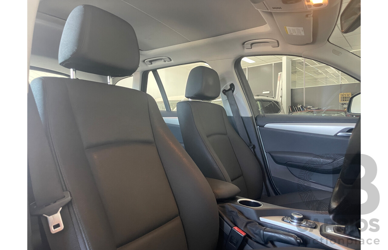 02/13 Bmw X1 sDRIVE 18d RWD E84 MY13 4D Wagon White 2.0L