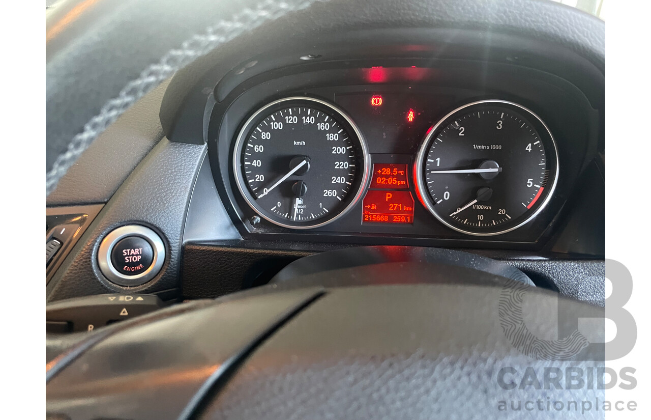 02/13 Bmw X1 sDRIVE 18d RWD E84 MY13 4D Wagon White 2.0L