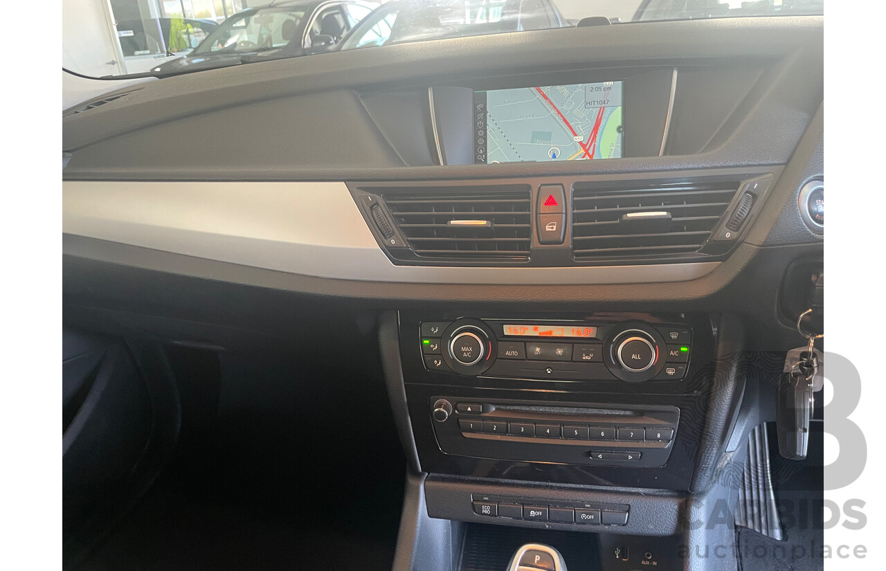 02/13 Bmw X1 sDRIVE 18d RWD E84 MY13 4D Wagon White 2.0L