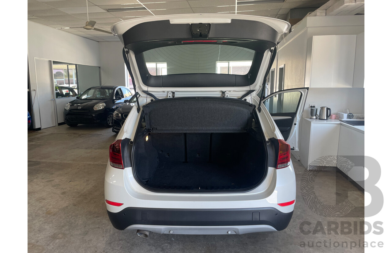 02/13 Bmw X1 sDRIVE 18d RWD E84 MY13 4D Wagon White 2.0L