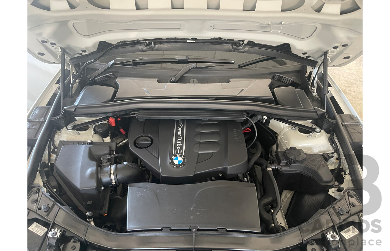 02/13 Bmw X1 sDRIVE 18d RWD E84 MY13 4D Wagon White 2.0L