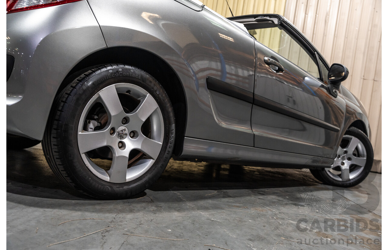 3/2011 Peugeot 207 CC 1.6 MY10 2d Cabriolet Metallic Grey 1.6L