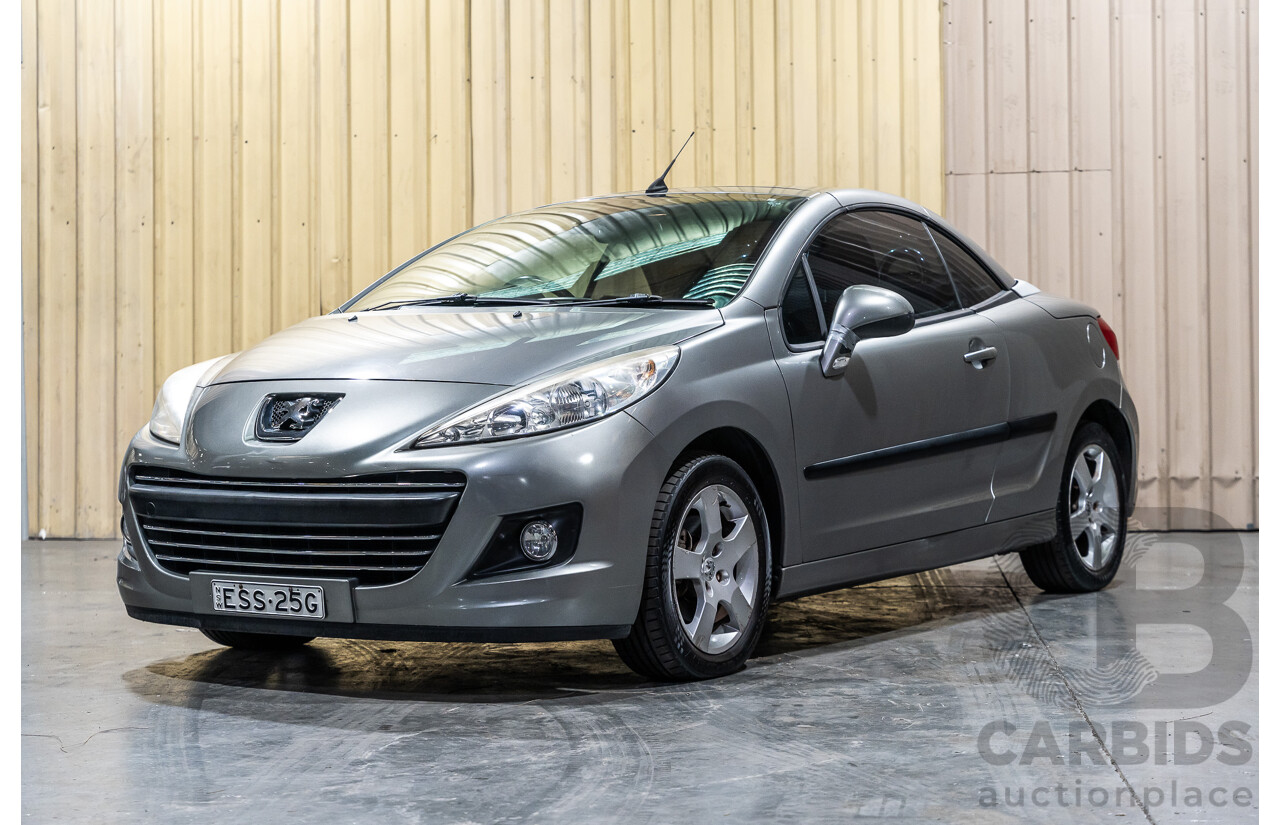 3/2011 Peugeot 207 CC 1.6 MY10 2d Cabriolet Metallic Grey 1.6L
