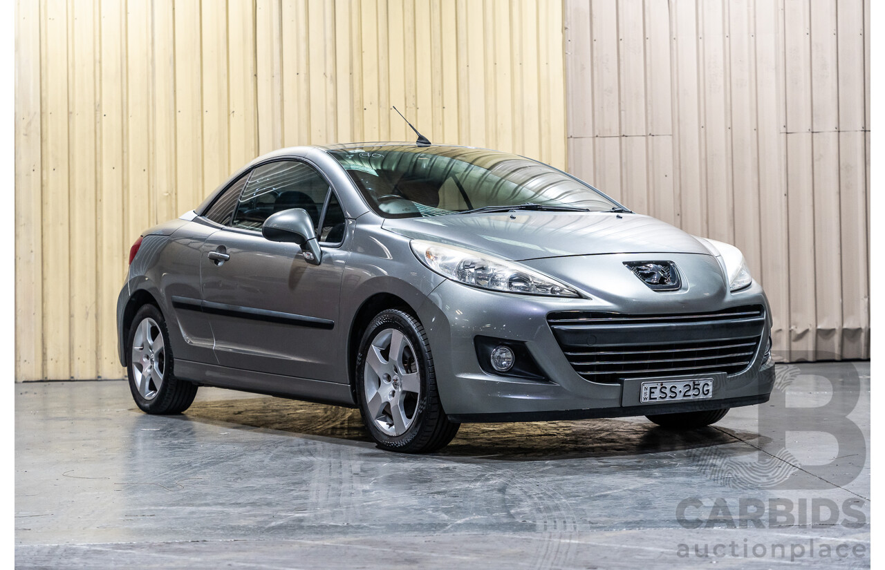 3/2011 Peugeot 207 CC 1.6 MY10 2d Cabriolet Metallic Grey 1.6L