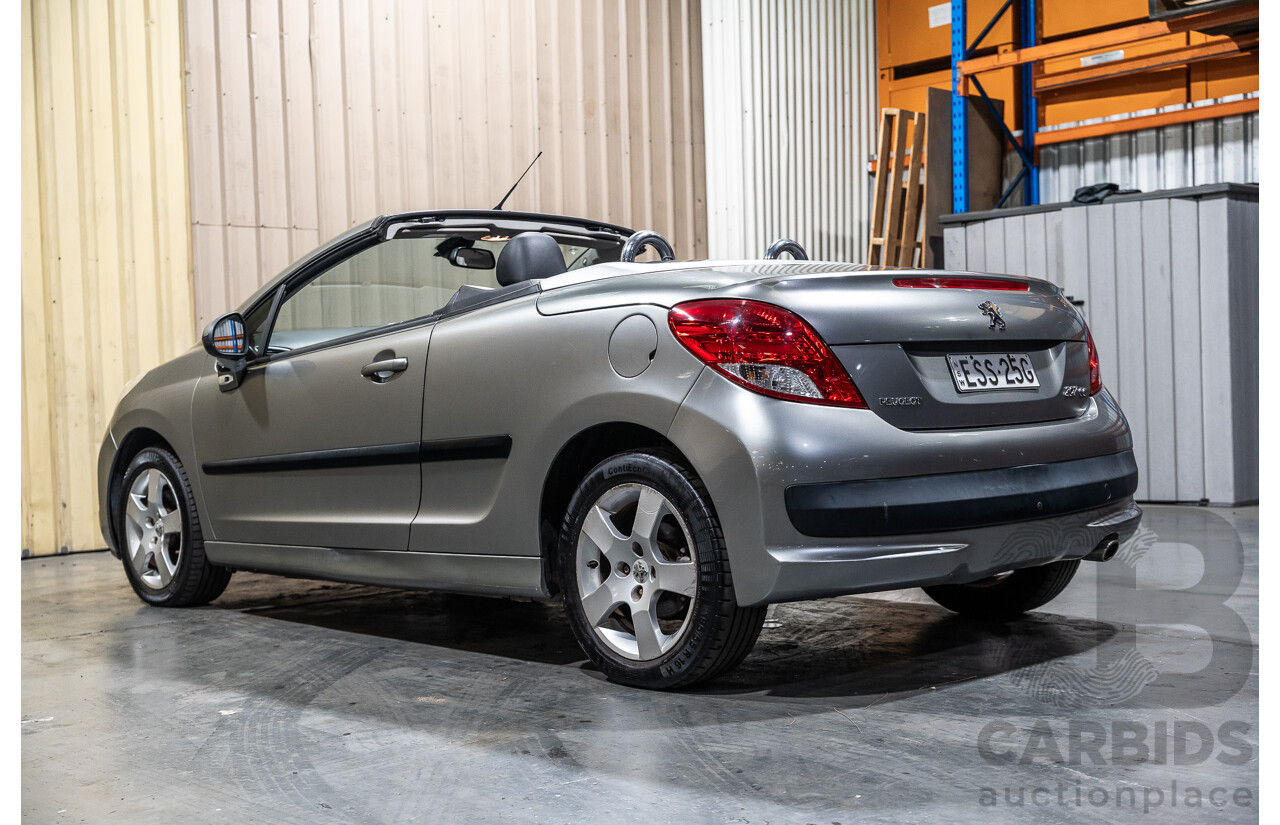 3/2011 Peugeot 207 CC 1.6 MY10 2d Cabriolet Metallic Grey 1.6L