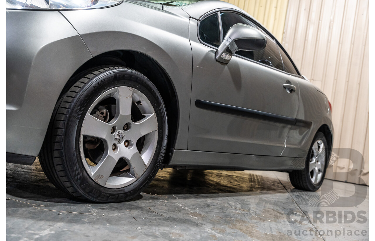 3/2011 Peugeot 207 CC 1.6 MY10 2d Cabriolet Metallic Grey 1.6L