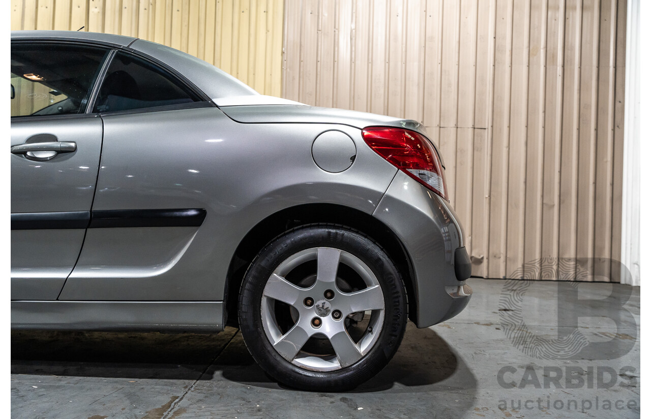 3/2011 Peugeot 207 CC 1.6 MY10 2d Cabriolet Metallic Grey 1.6L