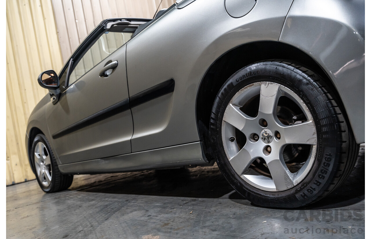 3/2011 Peugeot 207 CC 1.6 MY10 2d Cabriolet Metallic Grey 1.6L