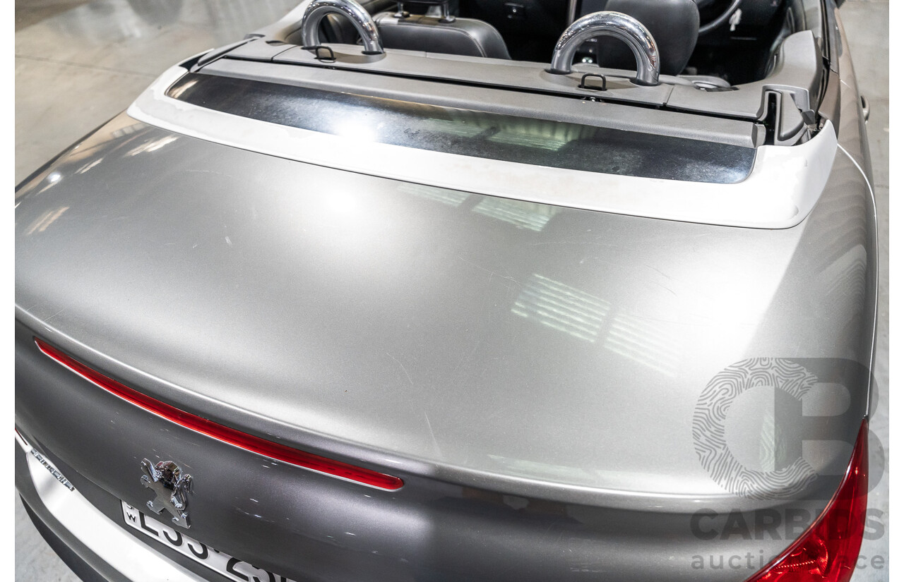 3/2011 Peugeot 207 CC 1.6 MY10 2d Cabriolet Metallic Grey 1.6L