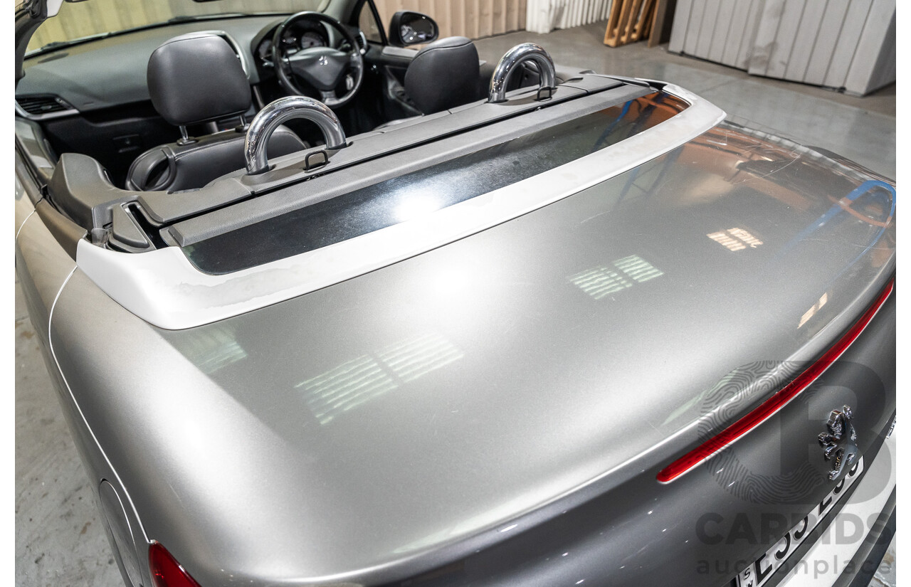 3/2011 Peugeot 207 CC 1.6 MY10 2d Cabriolet Metallic Grey 1.6L